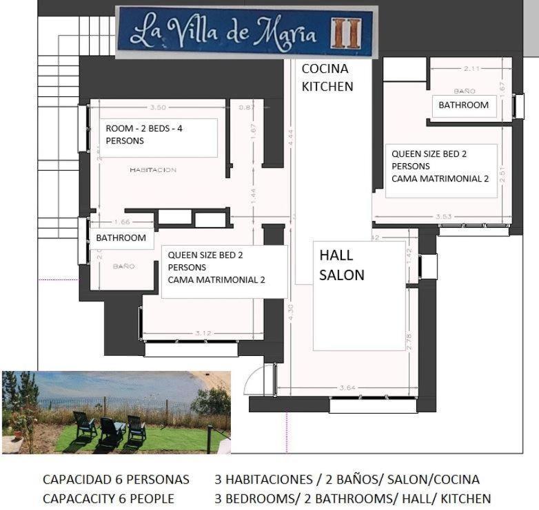 La Villademaria 2 Bloque Apartamento Playa Beach Puntal Вальявисьоса Экстерьер фото